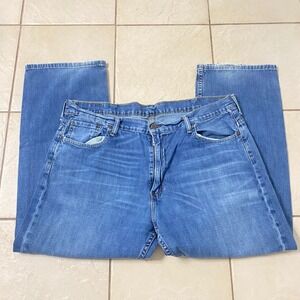 Levi Strauss & Co Mens 569 Loose Straight Leg Jeans Blue Wash W38 L30